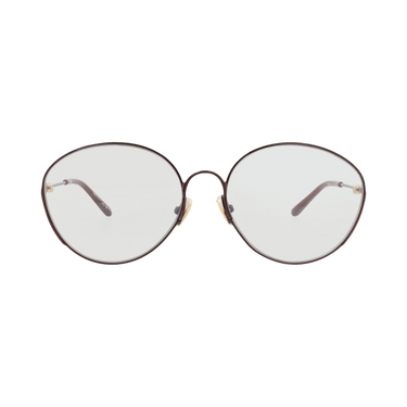 Chloé Cat Eye-Frame Metal Sunglasses — Red