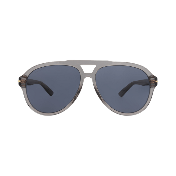 Gucci Aviator-Frame Recycled Acetate Sunglasses — Grey