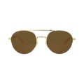 Gucci Round-Frame Metal Sunglasses — Gold