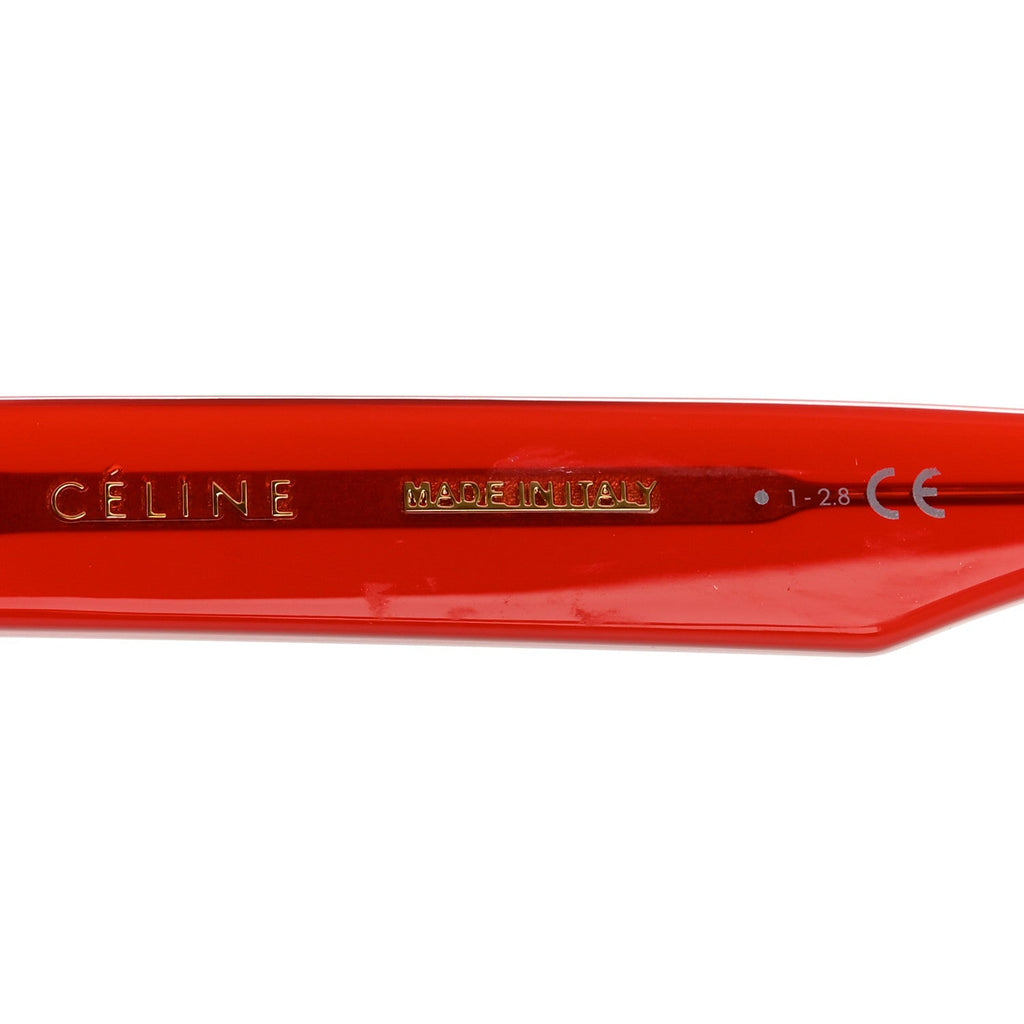 Celine Cat-Eye Sunglasses — Red