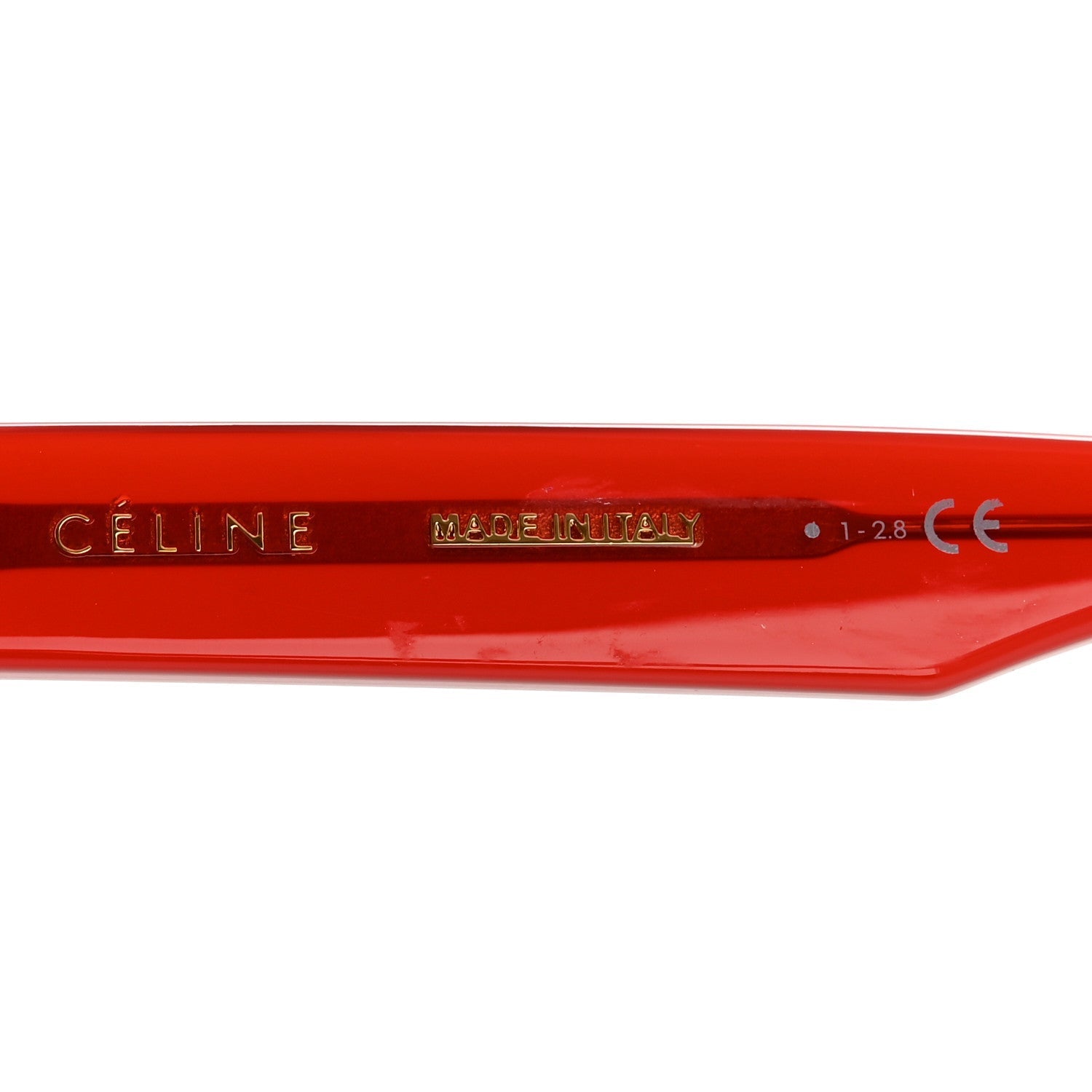 Celine Cat-Eye Sunglasses — Red