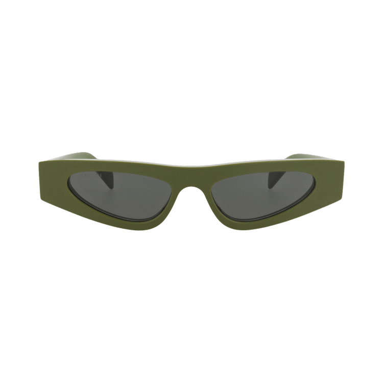 Gucci Cat Eye-Frame Recycled Acetate Sunglasses — Green