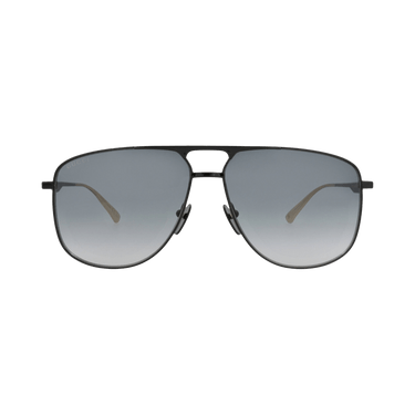 Gucci Aviator-Frame Metal Sunglasses — Black
