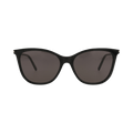 Saint Laurent Cat Eye-Frame Acetate Sunglasses — Black