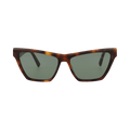 Saint Laurent Cat Eye-Frame Acetate Sunglasses — Brown