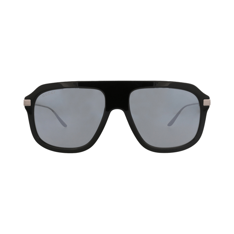 Gucci Aviator-Frame Recycled Acetate Sunglasses — Black