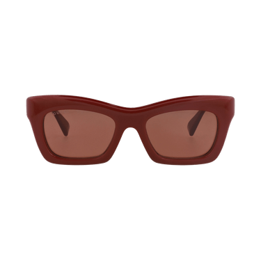 Gucci Cat Eye-Frame Recycled Acetate Sunglasses — Red