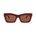 Gucci Cat Eye-Frame Recycled Acetate Sunglasses — Red