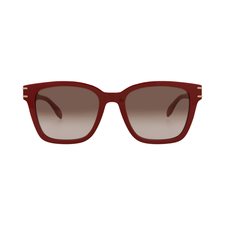 Alexander McQueen Cat Eye-Frame Recycled Acetate Sunglasses — Red