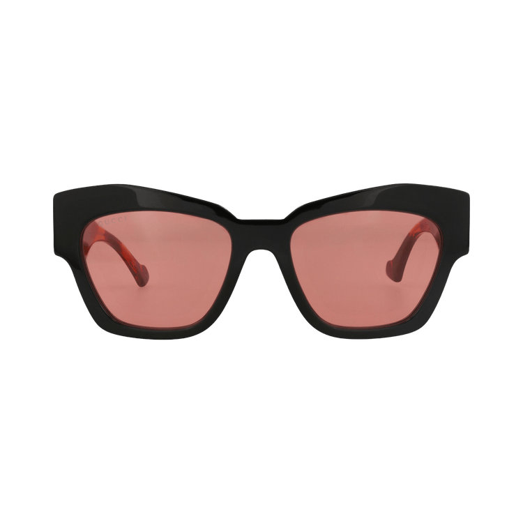 Gucci Cat Eye-Frame Recycled Acetate Sunglasses — Black