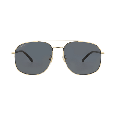 Gucci Aviator-Frame Metal Sunglasses — Gold