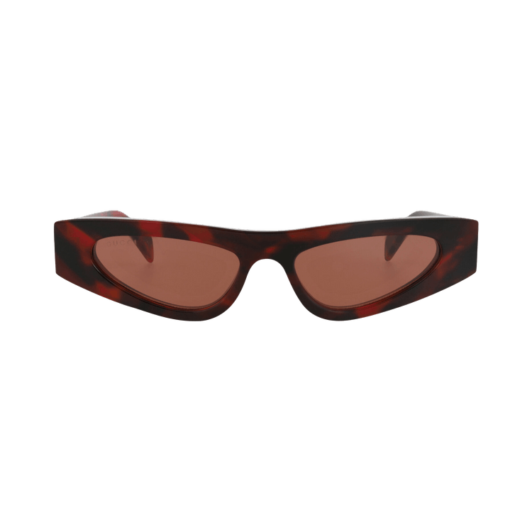 Gucci Cat Eye-Frame Recycled Acetate Sunglasses — Brown