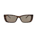 Gucci Cat Eye-Frame Injection Sunglasses — Brown