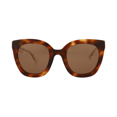 Gucci Cat Eye-Frame Acetate Sunglasses — Brown