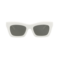Gucci Cat Eye-Frame Recycled Acetate Sunglasses — White