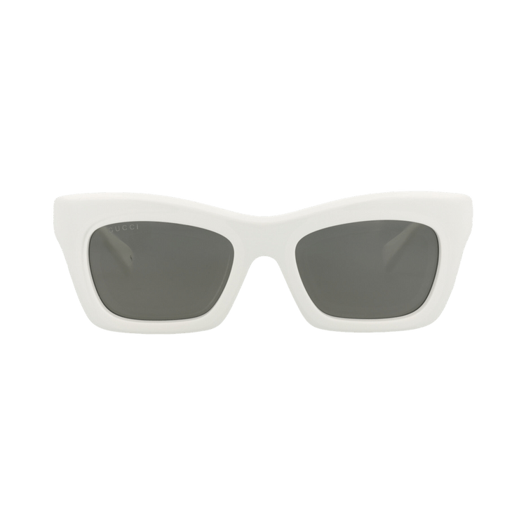 Gucci Cat Eye-Frame Recycled Acetate Sunglasses — White