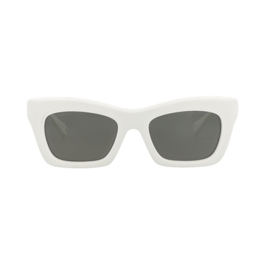 Gucci Cat Eye-Frame Recycled Acetate Sunglasses — White