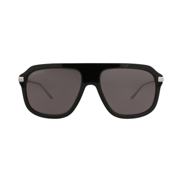 Gucci Aviator-Frame Recycled Acetate Sunglasses — Black