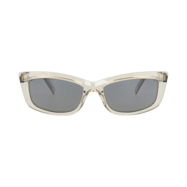 Saint Laurent Cat Eye-Frame Recycled Acetate Sunglasses — Tan