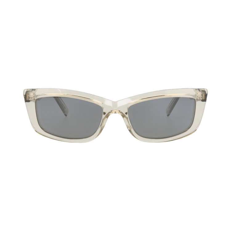 Saint Laurent Cat Eye-Frame Recycled Acetate Sunglasses — Tan