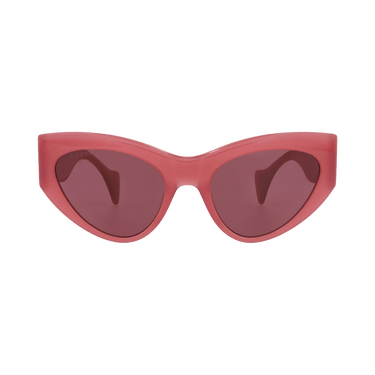 Gucci Cat Eye-Frame Recycled Acetate Sunglasses — Pink