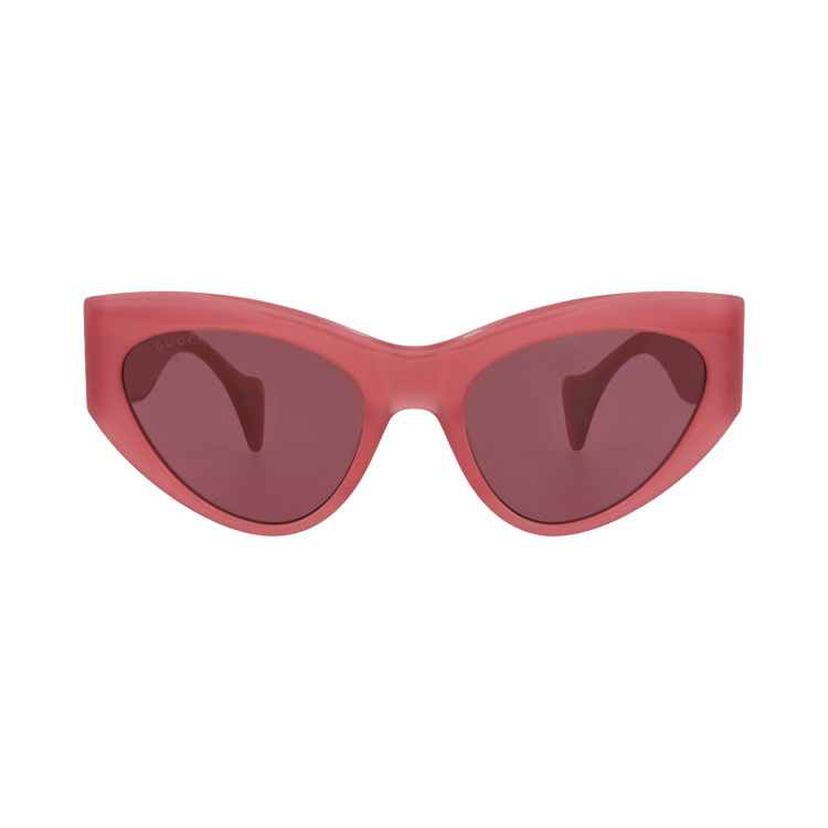 Gucci Cat Eye-Frame Recycled Acetate Sunglasses — Pink
