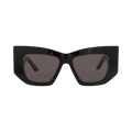 Alexander McQueen Cat Eye-Frame Recycled Acetate Sunglasses — Black