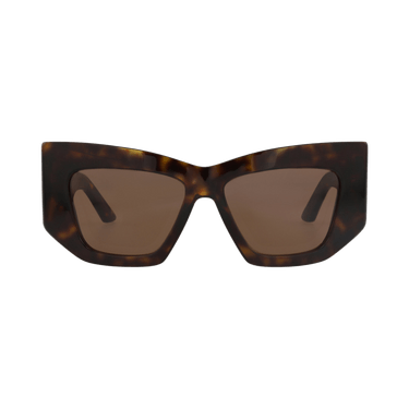 Alexander McQueen Cat Eye-Frame Recycled Acetate Sunglasses — Brown