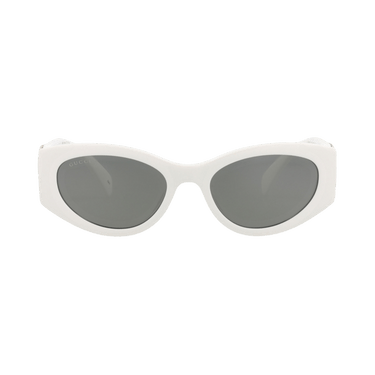 Gucci Cat Eye-Frame Injection Sunglasses — White