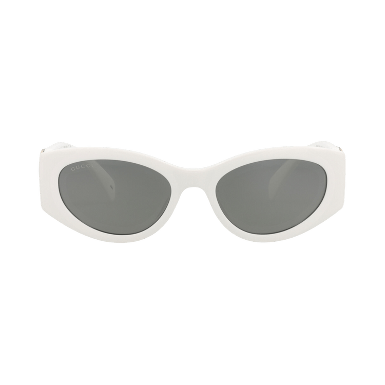 Gucci Cat Eye-Frame Injection Sunglasses — White