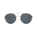 Gucci Round-Frame Metal Sunglasses — Gold