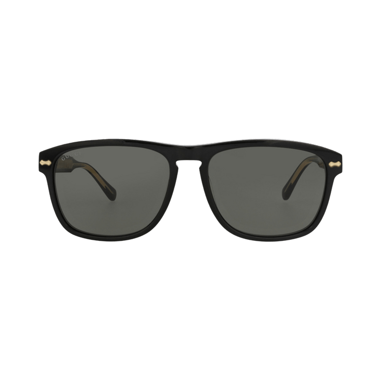 Gucci Square-Frame Acetate Sunglasses — Black