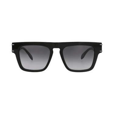 Alexander McQueen Square-Frame Recycled Acetate Sunglasses — Black