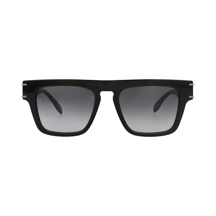 Alexander McQueen Square-Frame Recycled Acetate Sunglasses — Black