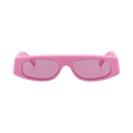 Gucci Square-Frame Recycled Acetate Sunglasses — Pink