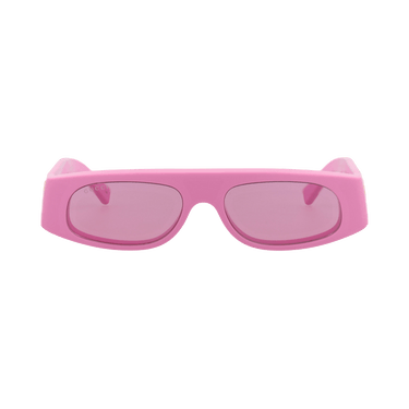 Gucci Square-Frame Recycled Acetate Sunglasses — Pink