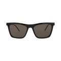 Saint Laurent Square-Frame Acetate Sunglasses — Black
