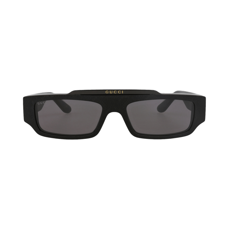Gucci Square-Frame Recycled Acetate Sunglasses — Black