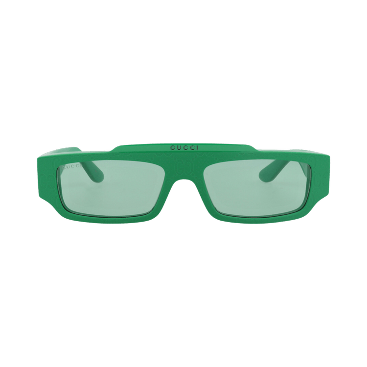 Gucci Square-Frame Recycled Acetate Sunglasses — Green