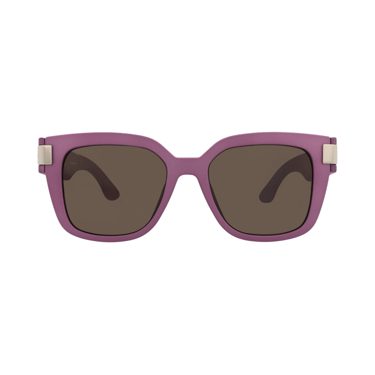 Gucci Square-Frame Injection Sunglasses — Purple