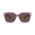 Gucci Square-Frame Injection Sunglasses — Purple