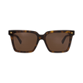 Bottega Veneta Square-Frame Recycled Acetate Sunglasses — Brown
