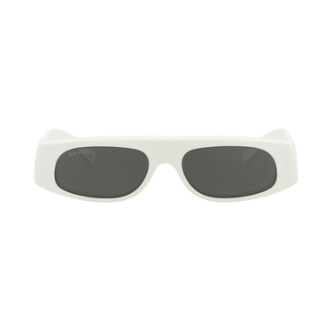 Gucci Square-Frame Recycled Acetate Sunglasses — White