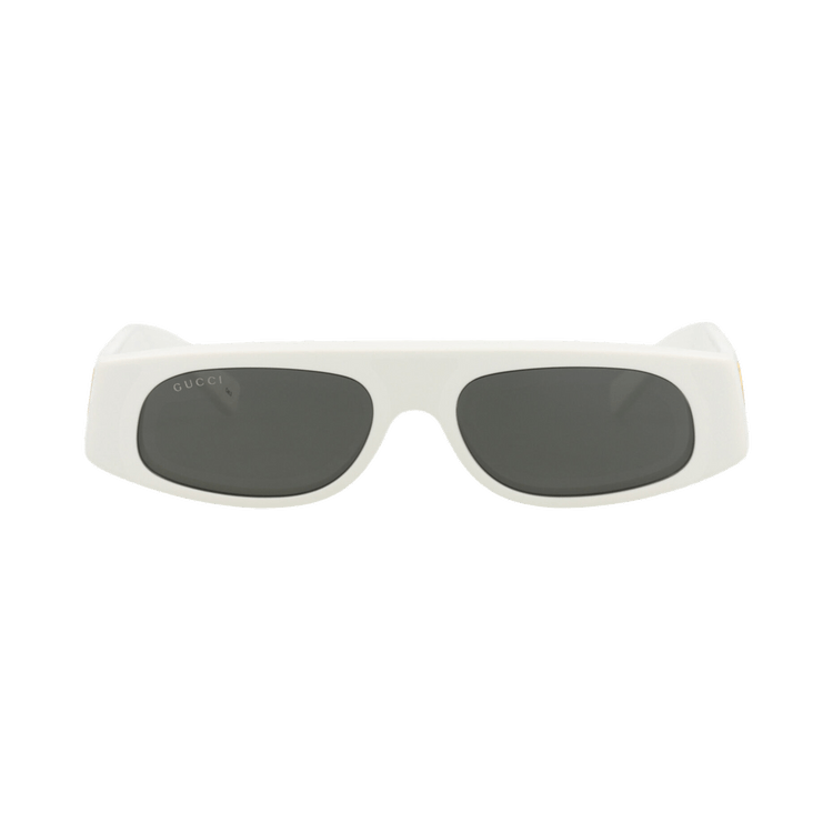 Gucci Square-Frame Recycled Acetate Sunglasses — White