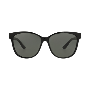 Saint Laurent Round-Frame Acetate Sunglasses — Black