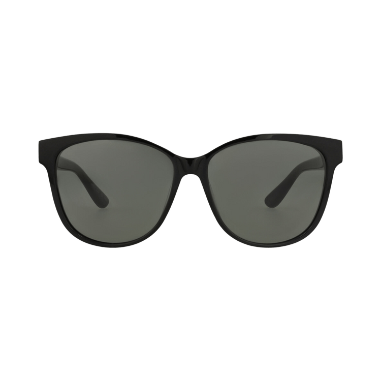 Saint Laurent Round-Frame Acetate Sunglasses — Black