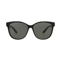 Saint Laurent Round-Frame Acetate Sunglasses — Black