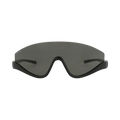 Gucci Shield-Frame Injection Sunglasses — Black
