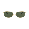 Bottega Veneta Square-Frame Metal Sunglasses — Gold