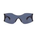 Balenciaga Shield-Frame Nylon Sunglasses — Blue